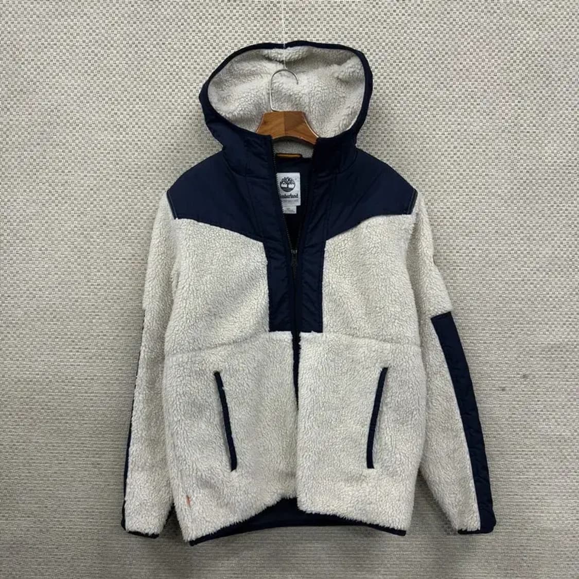 팀버랜드 패치로고 뽀글이 플리스 후리스 집업 S A01653 상품이미지1