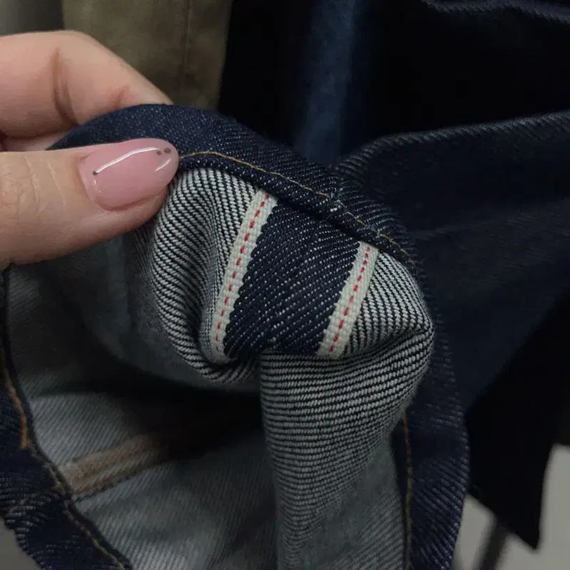 리바이스 501 생지 셀비지 데님 청바지 25인치 A01675 상품이미지4