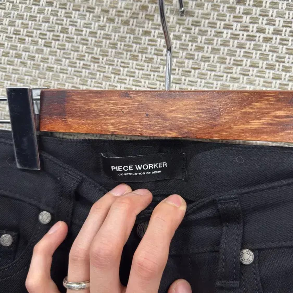 피스워커 블랙진 데님 흑청바지 29인치 A01676 상품이미지4