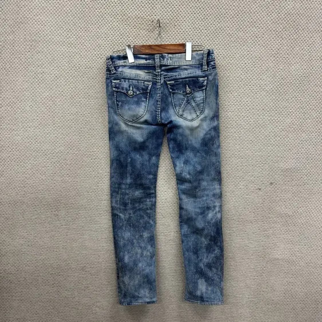 버커루 올드스쿨 타이다이 스판 데님 청바지 28인치 A01680 상품이미지2