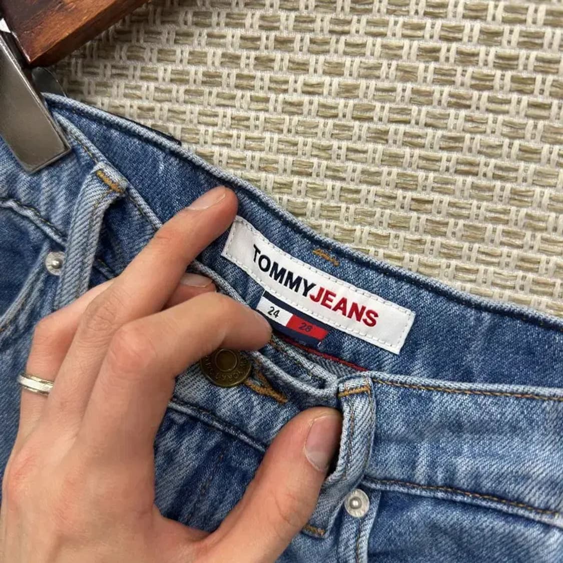 타미힐피거 벌룬핏 데님 청바지 24인치 A01681 상품이미지4