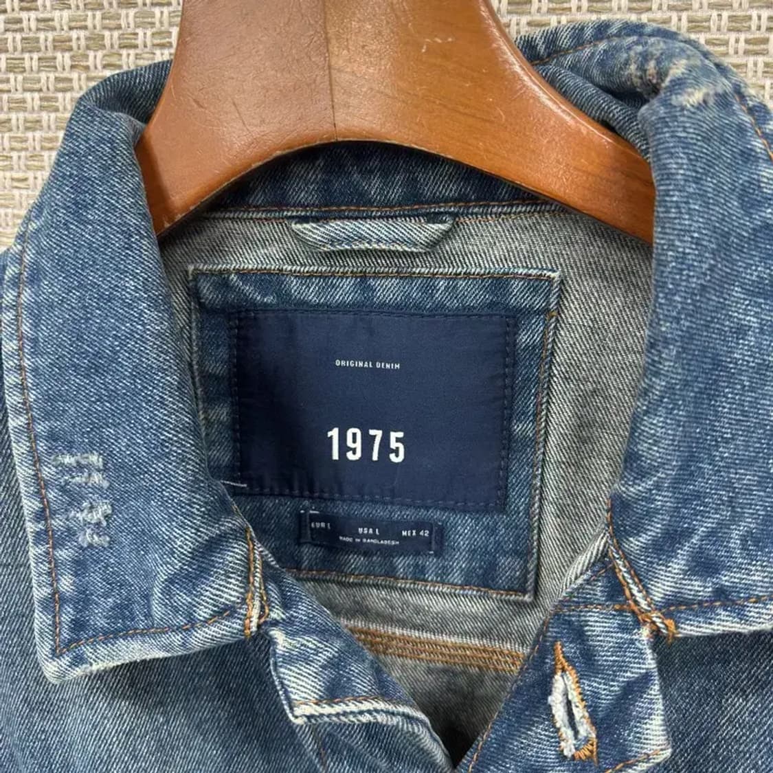 자라 ZARA 1975 캐주얼 데님 청자켓 L A01723 상품이미지3