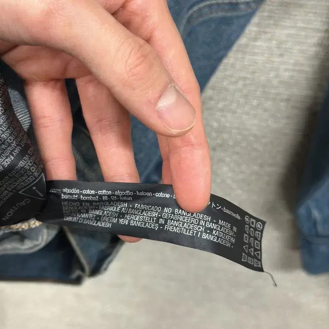 자라 ZARA 1975 캐주얼 데님 청자켓 L A01723 상품이미지4