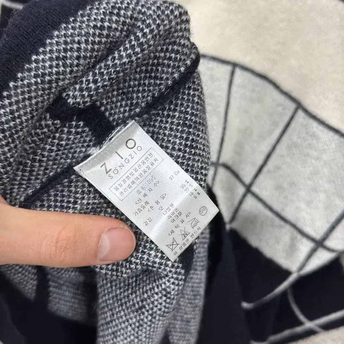 지오송지오 캐주얼 울 니트 스웨터 95 A01741 상품이미지4