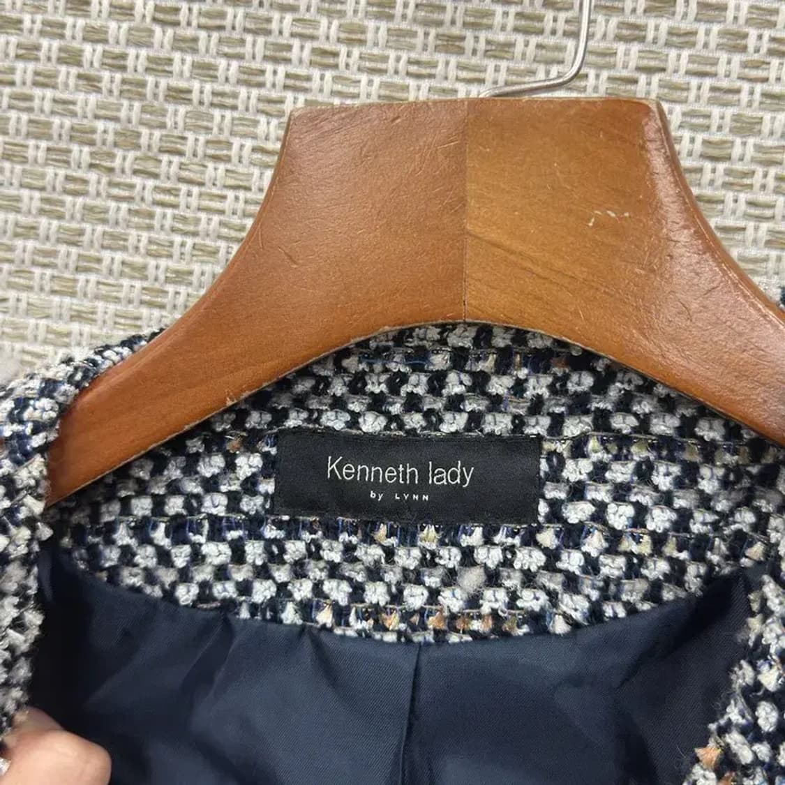 케네스레이디 하객룩 울 트위트 자켓 코트 85 A01742 상품이미지3