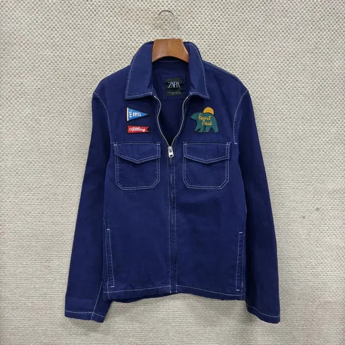 자라 ZARA 캐주얼 멀티패치 코튼 자켓 S A01724 상품이미지1