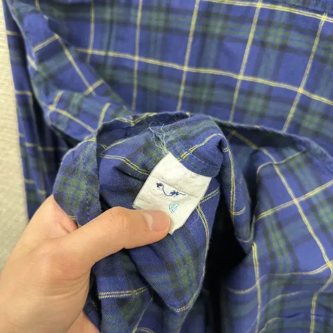 빈폴 캐주얼 큐빅로고 프릴 긴팔 셔츠 85 A01744 상품이미지4