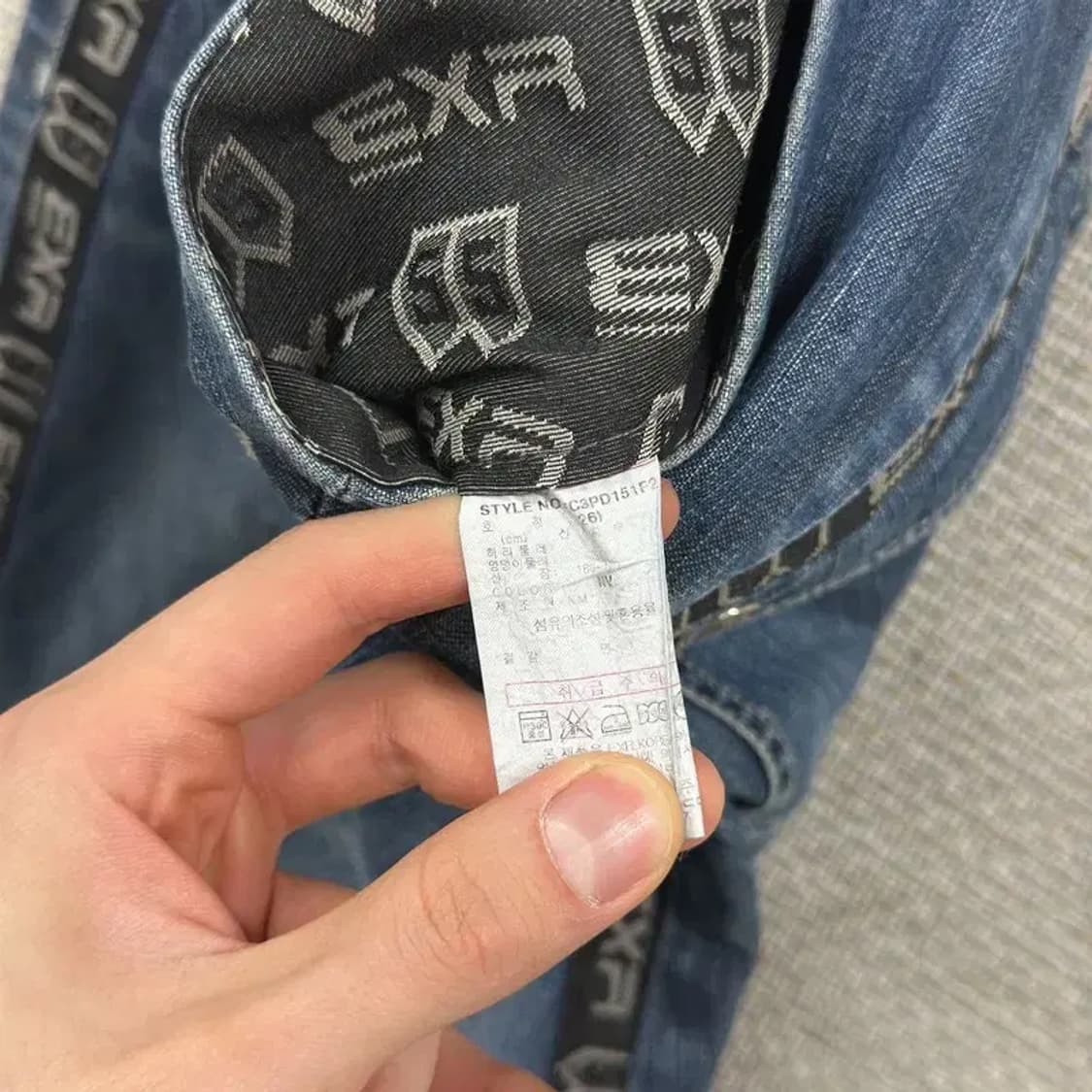 EXR 사이드라인 부츠컷 데님 청바지 26인치 A01757 상품이미지5