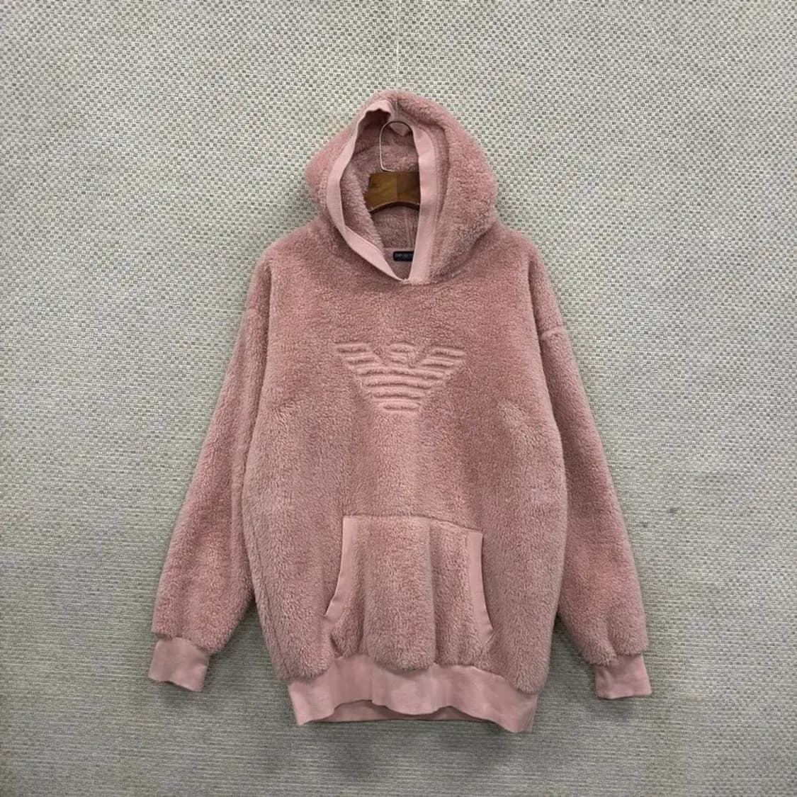 엠포리오 아르마니 빅로고 오버핏 후리스 후드티 S A01740 상품이미지1