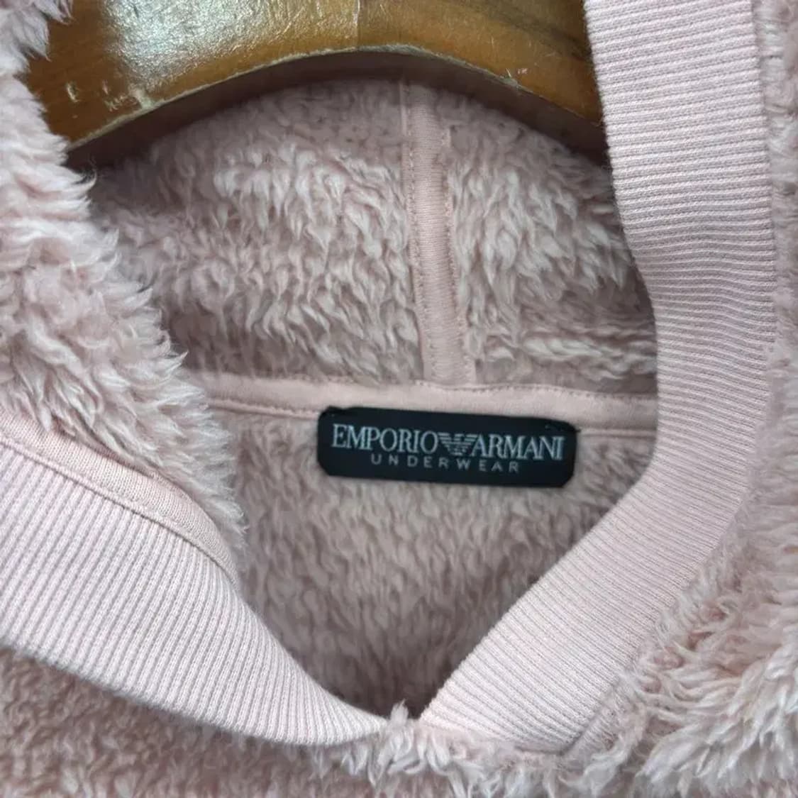 엠포리오 아르마니 빅로고 오버핏 후리스 후드티 S A01740 상품이미지3