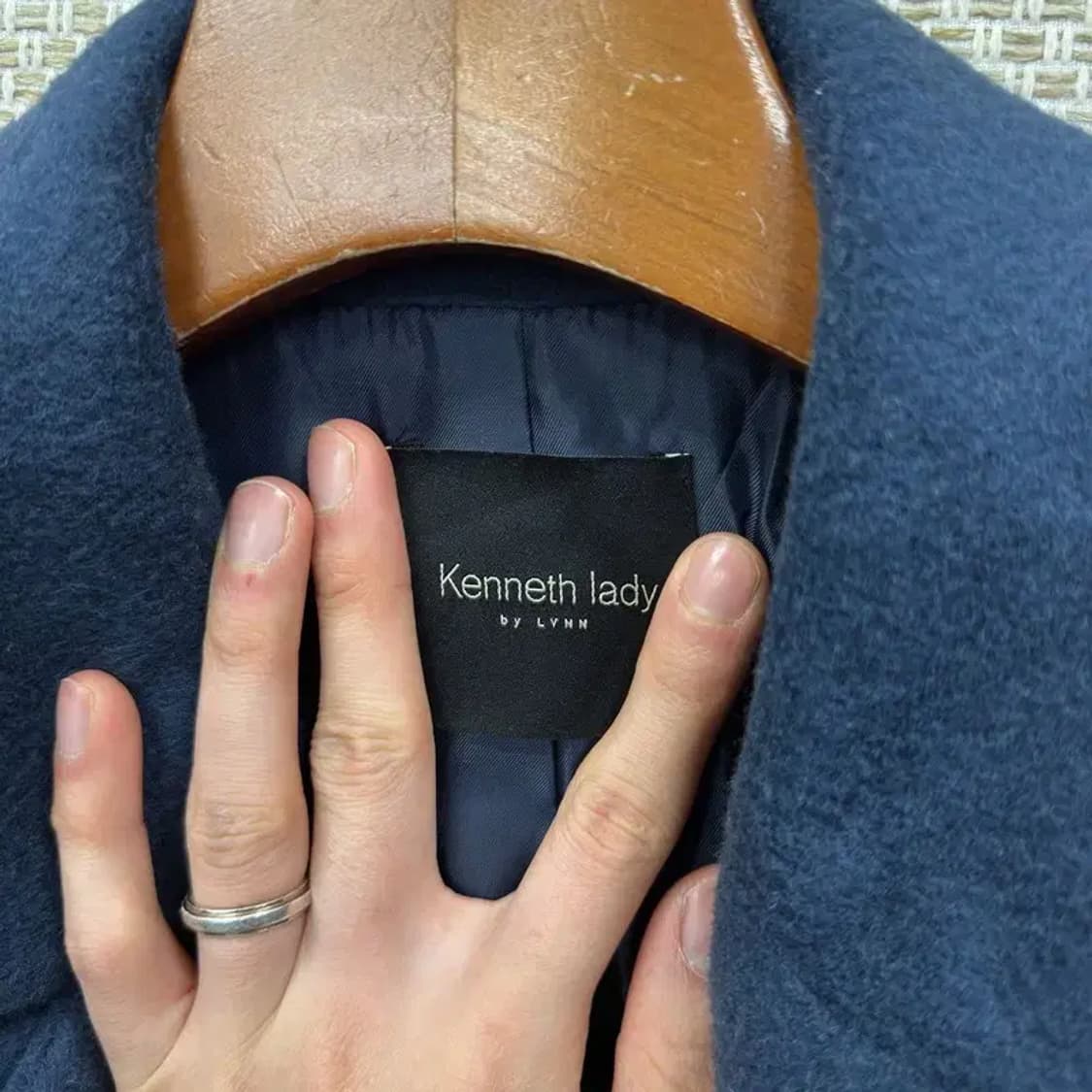 케네스레이디 캐주얼 울 앙고라 하프 코트 100 A01806 상품이미지3