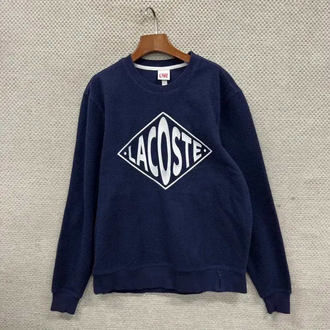 라코스테 캐주얼 플리스 후리스 스웻셔츠 맨투맨 XL A01810 상품이미지1