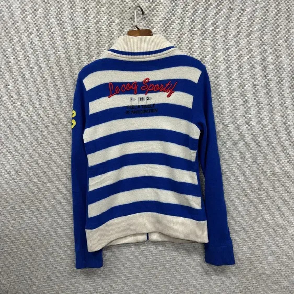 르꼬끄 골프 방풍 울 니트 집업 L A01811 상품이미지2