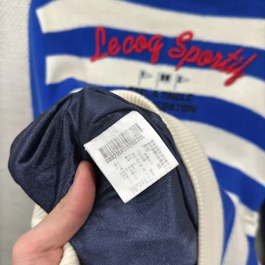 르꼬끄 골프 방풍 울 니트 집업 L A01811 상품이미지4