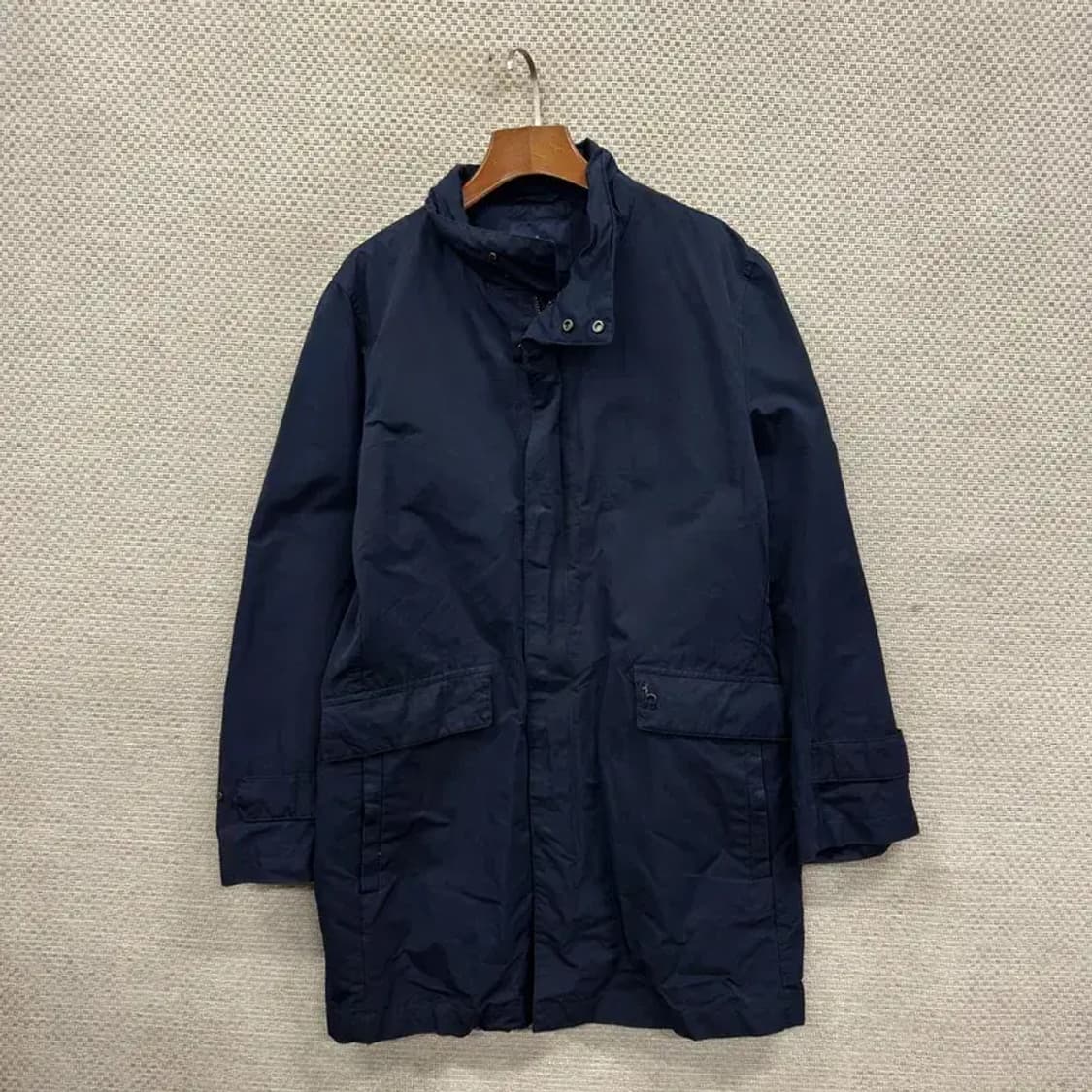 헤지스 캐주얼 바람막이 롱 코트 자켓 100 A01813 상품이미지1