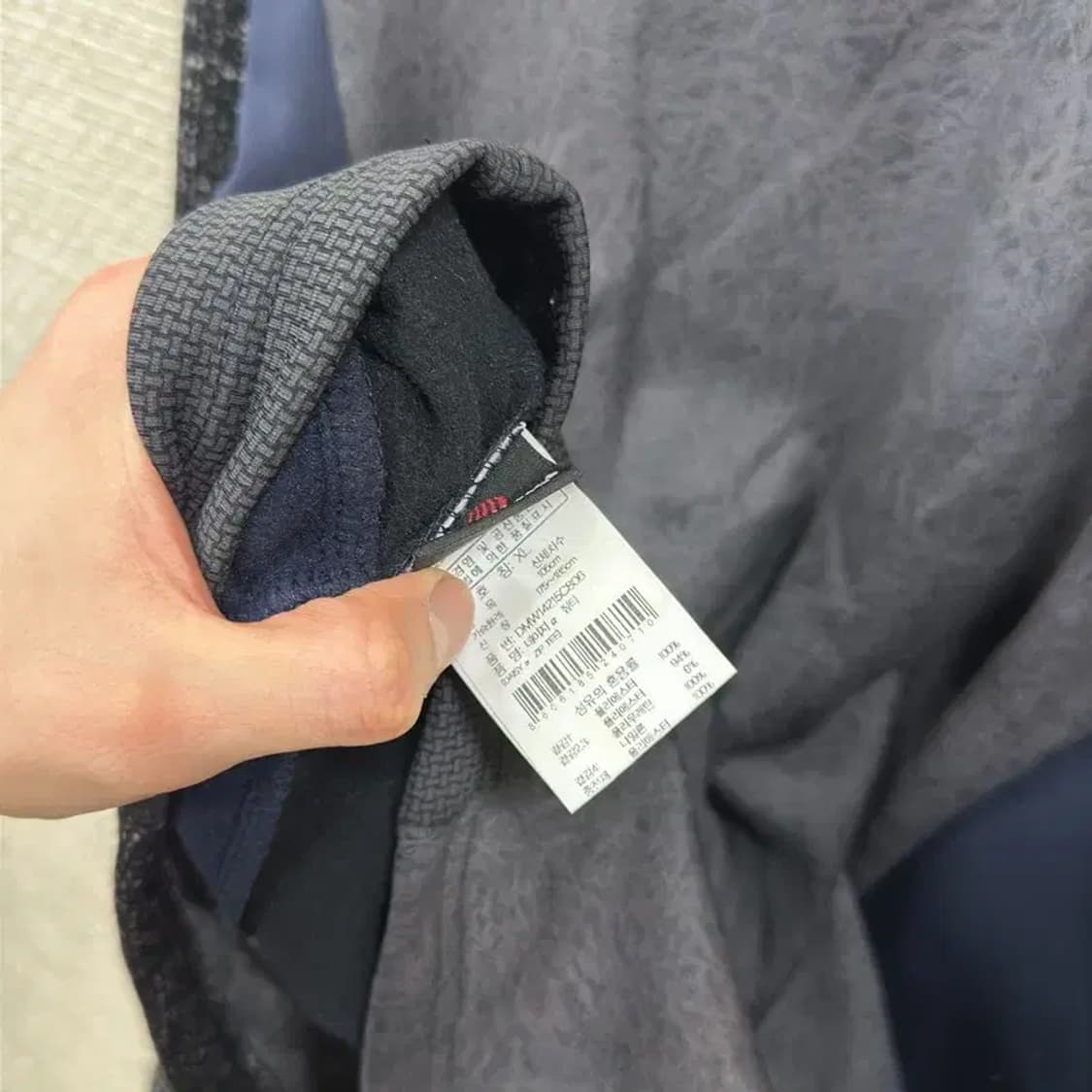 아이더 아웃도어 반집업 기모 긴팔티 XL A01817 상품이미지4