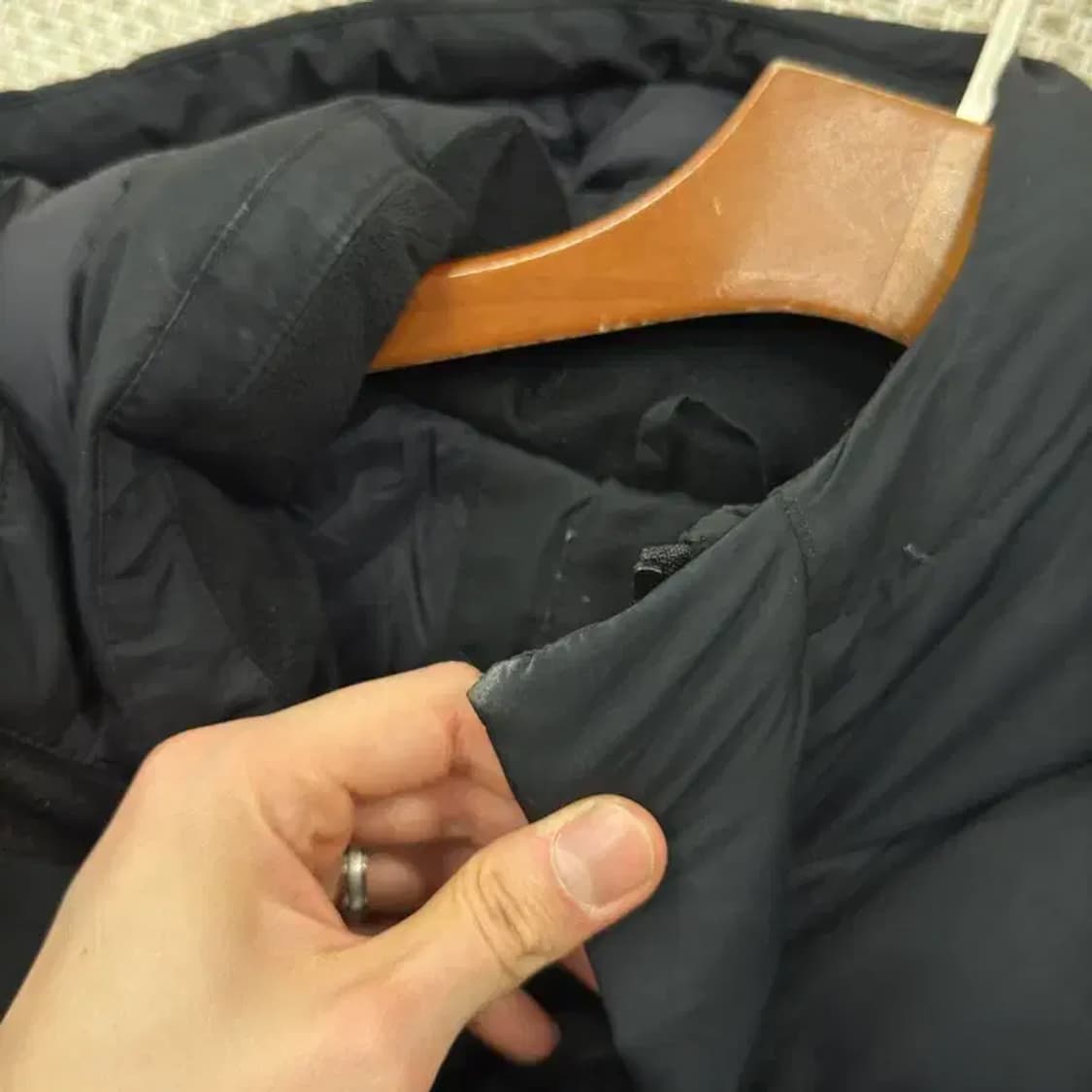 노스페이스 아웃도어 거위털 구스다운 롱 패딩 점퍼 XS A01829 상품이미지6