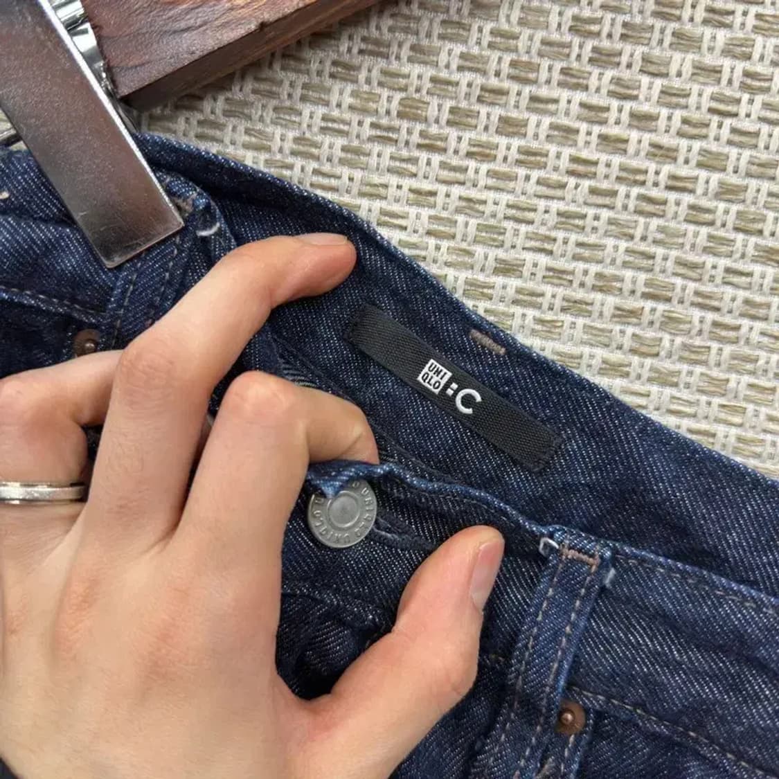 유니클로 C 클레어 웨이드 켈러 데님 청바지 25인치 A01835 상품이미지3