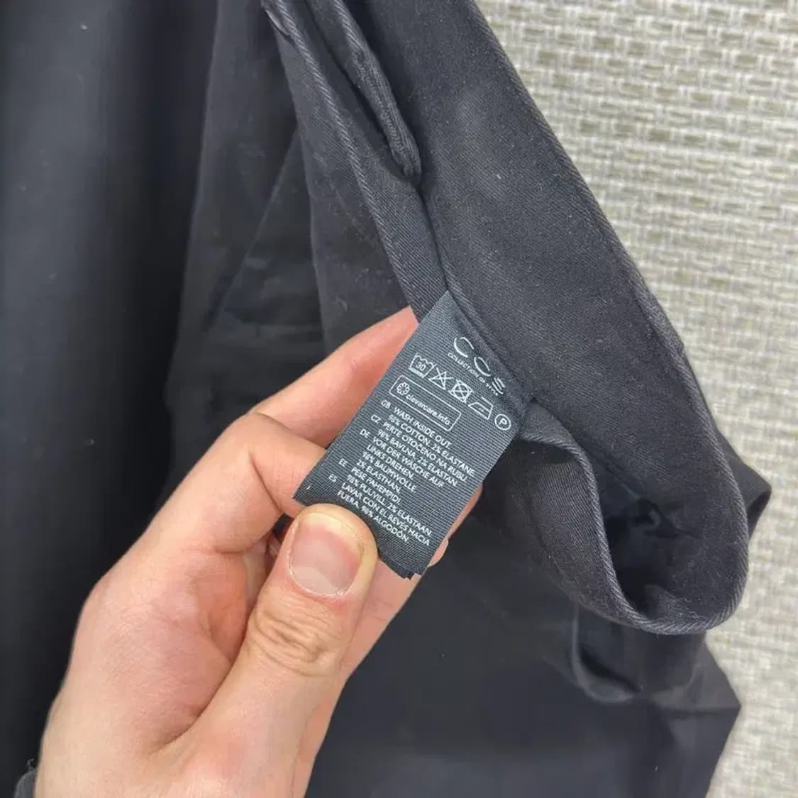 코스 COS 캐주얼 블랙 코튼팬츠 면바지 46 A01841 상품이미지4