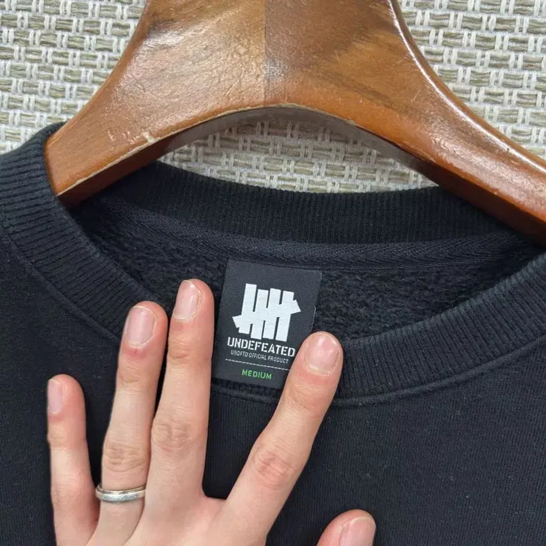 언디핏 캐주얼 프린팅 기모 스웻셔츠 맨투맨 M A01822 상품이미지3