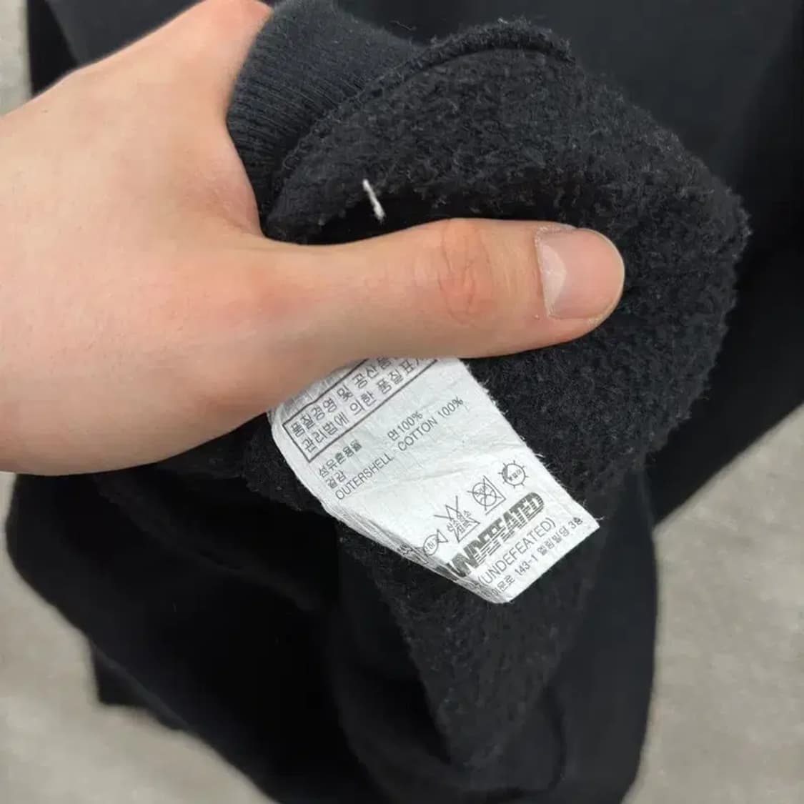 언디핏 캐주얼 프린팅 기모 스웻셔츠 맨투맨 M A01822 상품이미지4