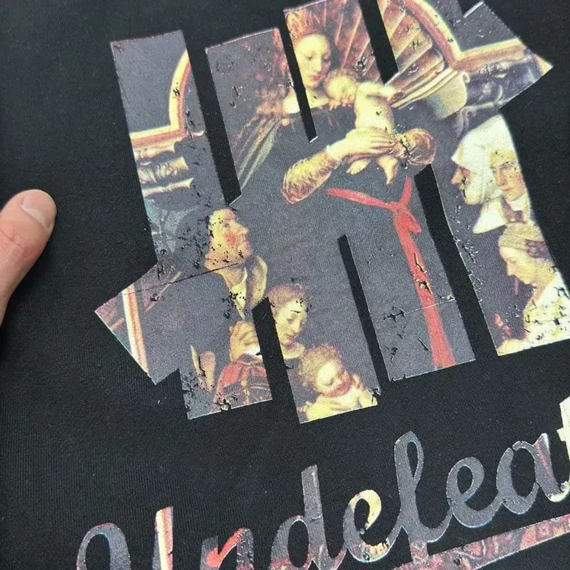 언디핏 캐주얼 프린팅 기모 스웻셔츠 맨투맨 M A01822 상품이미지5