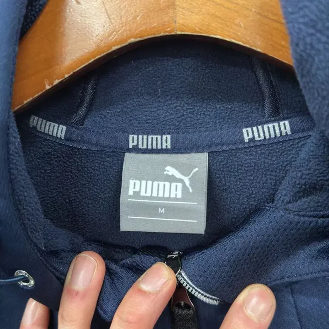 푸마 캐주얼 프린팅 약기모 롱 져지 후드집업 M A01816 상품이미지3