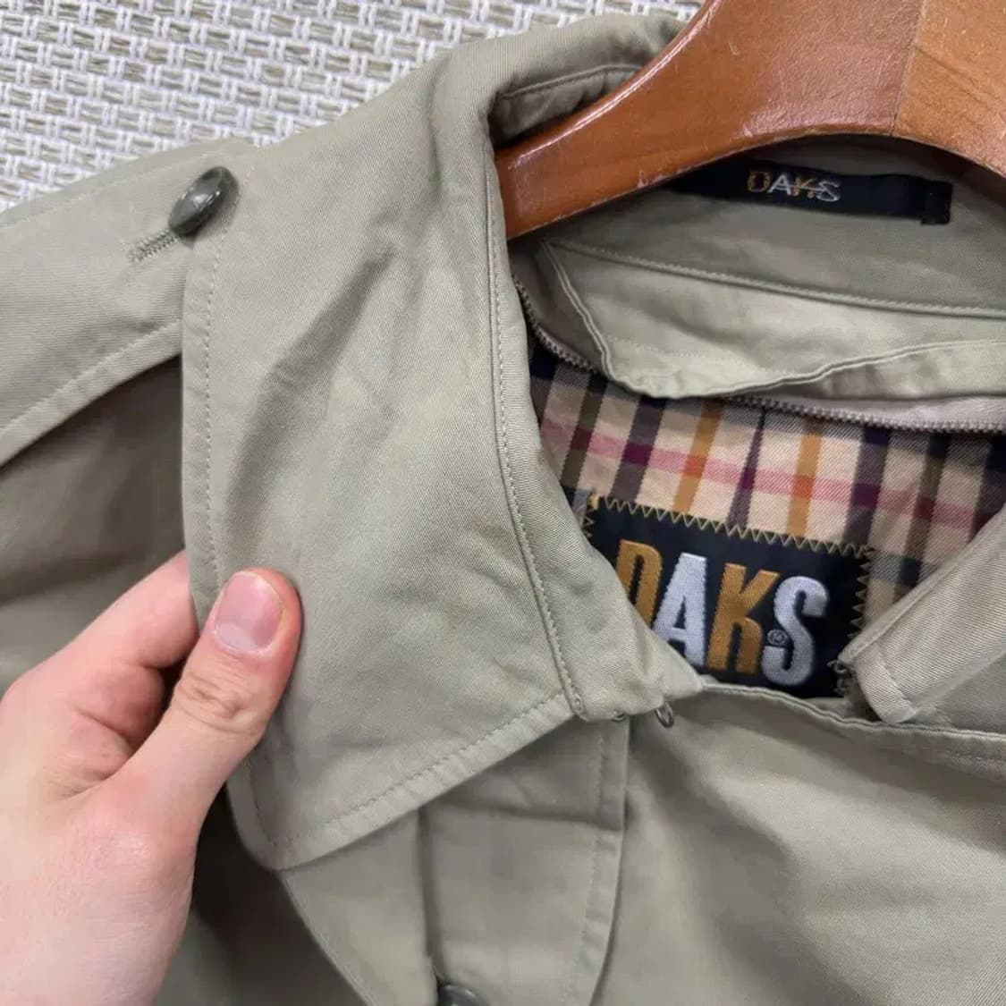 닥스 캐주얼 더블버튼 롱 트렌치 코트 103 A01828 상품이미지7