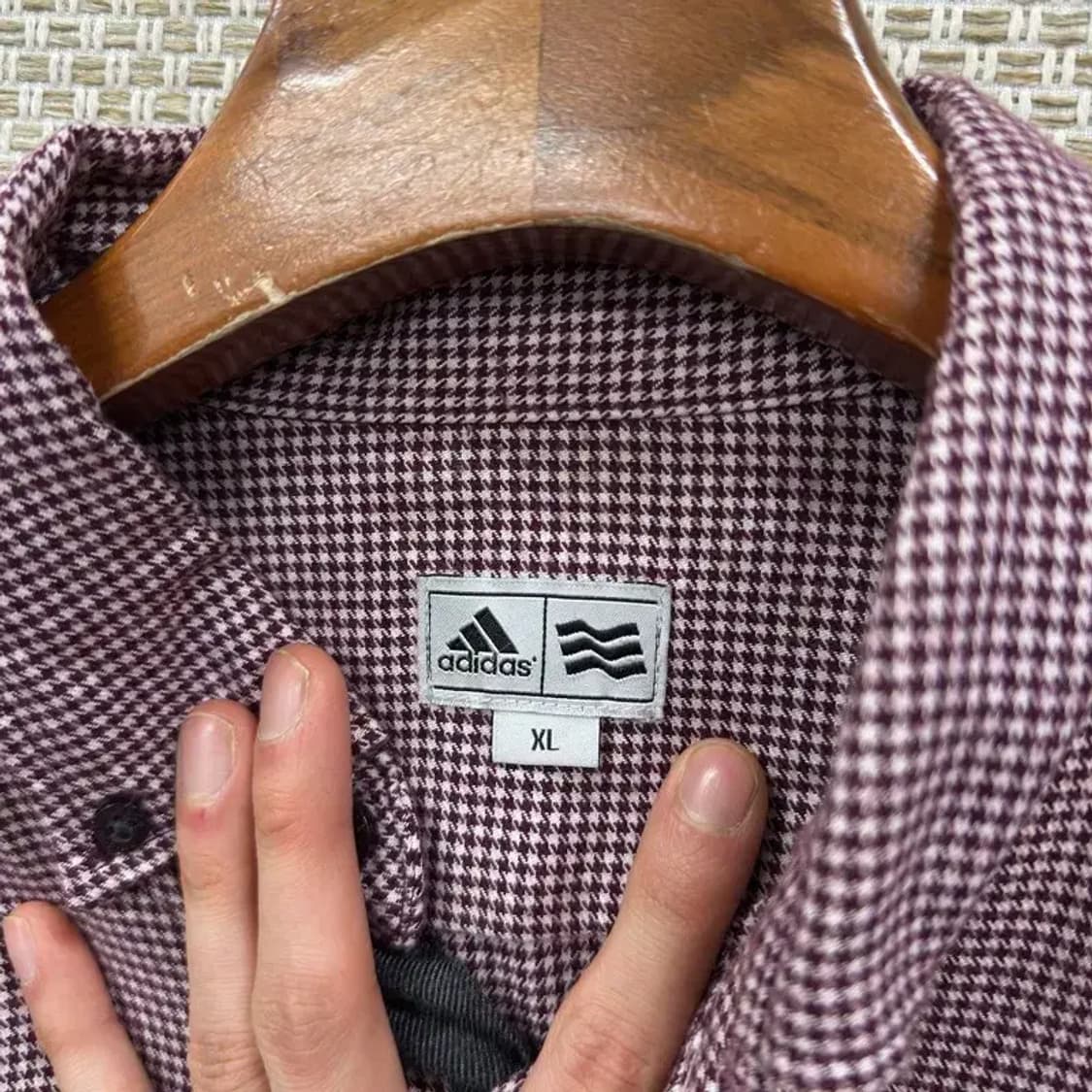 아디다스 골프 캐주얼 자수로고 긴팔 셔츠 XL A01819 상품이미지3