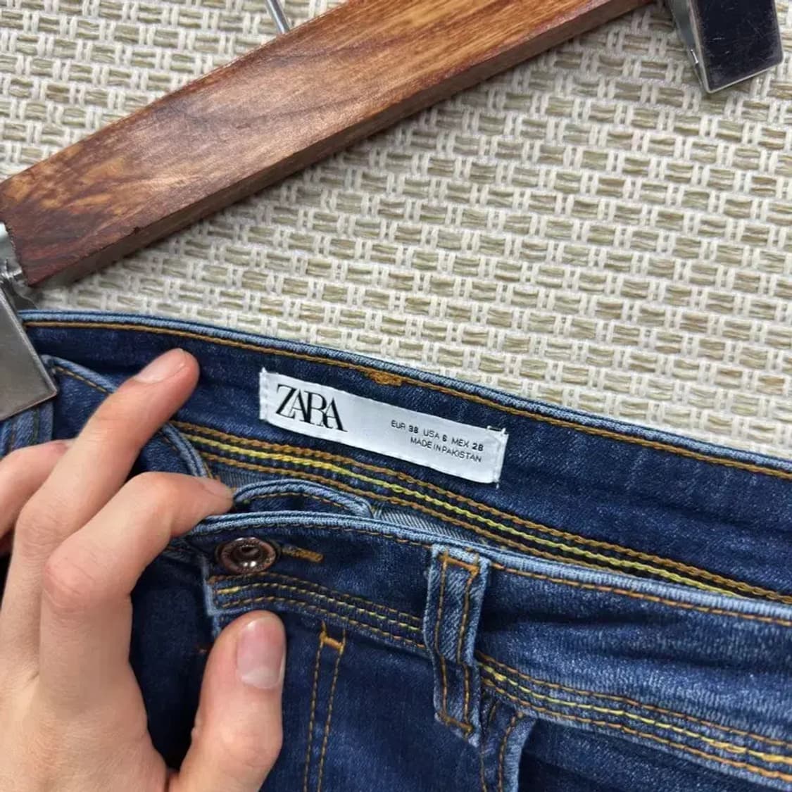 자라 ZARA 캐주얼 스판 데님 청바지 28인치 A01836 상품이미지4