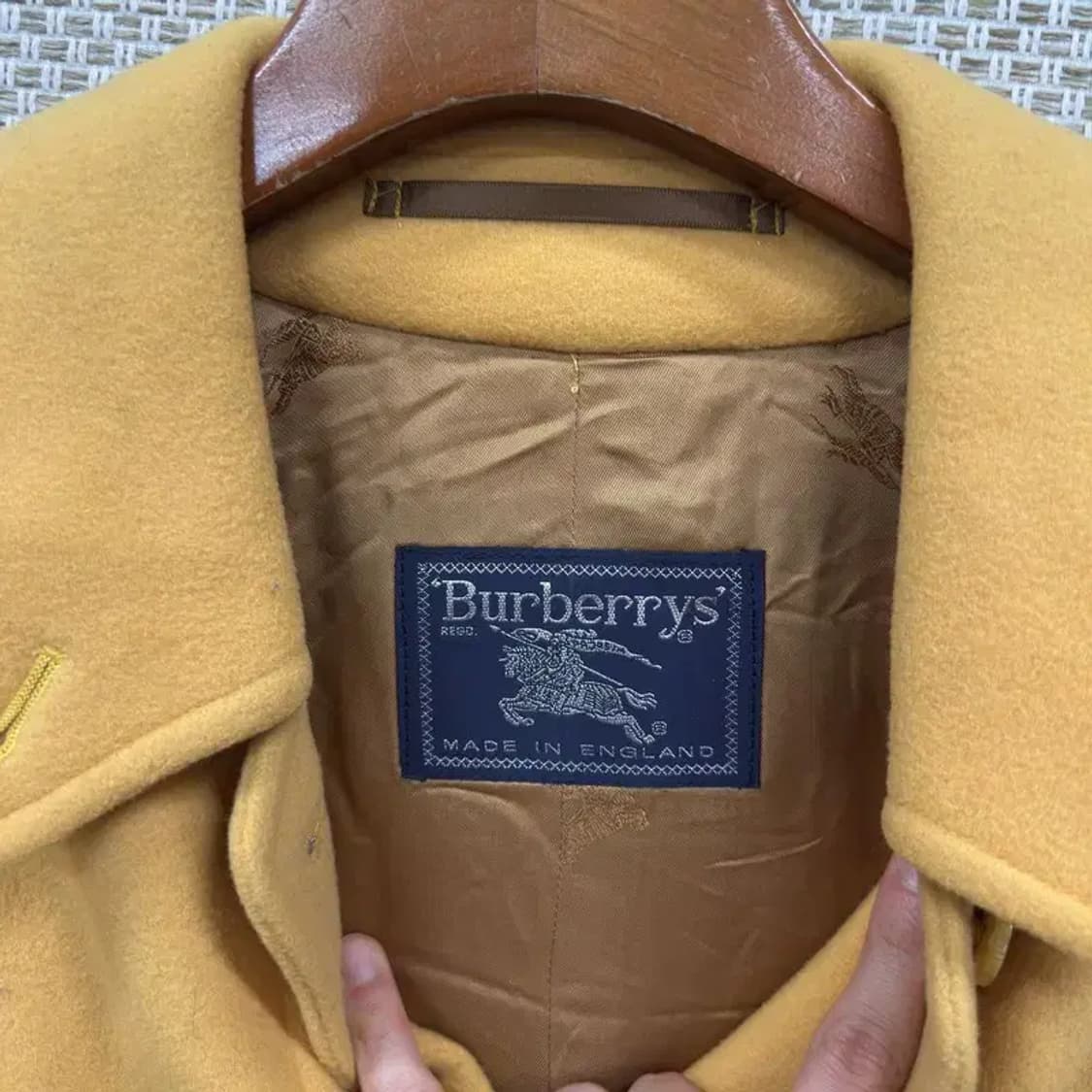 버버리 정품 캐주얼 울 캐시미어 코트 자켓 100 A01830 상품이미지3