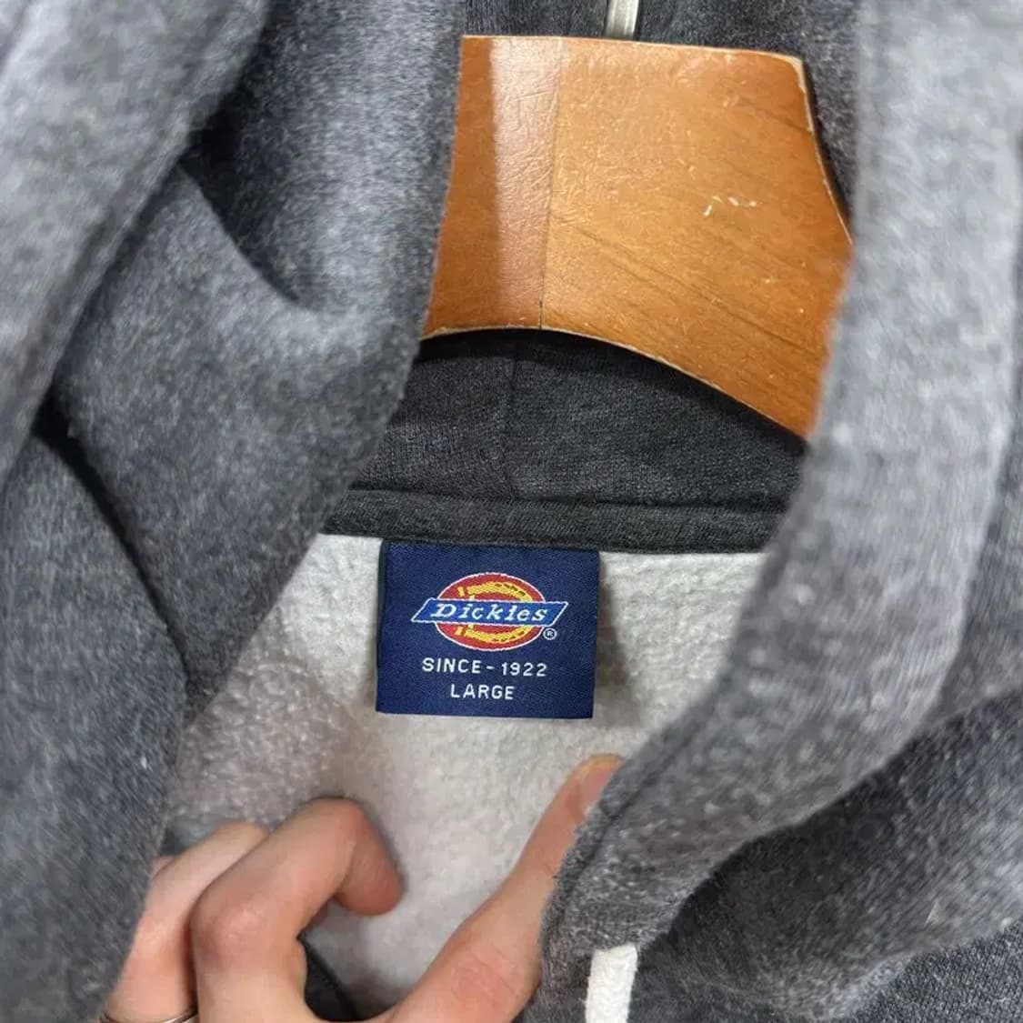 디키즈 캐주얼 자수로고 약기모 후드집업 L A01827 상품이미지3