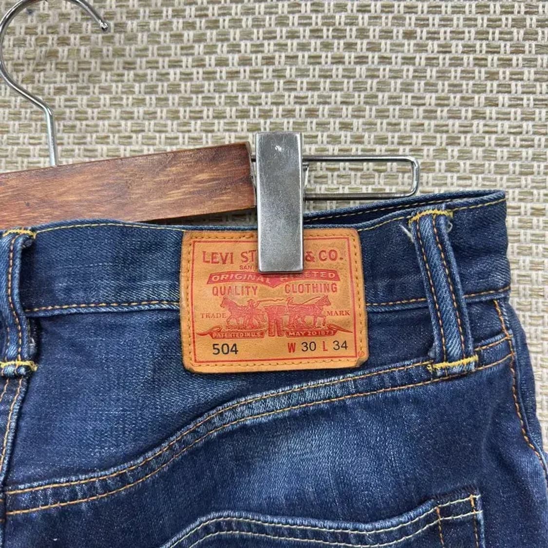 리바이스 504 캐주얼 데님 청바지 30인치 A01837 상품이미지3