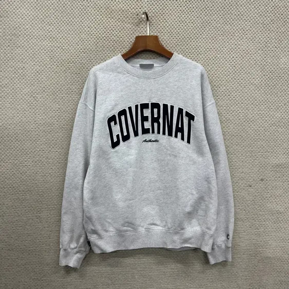 커버낫 캐주얼 빅로고 약기모 스웻셔츠 맨투맨 M A01826 상품이미지1