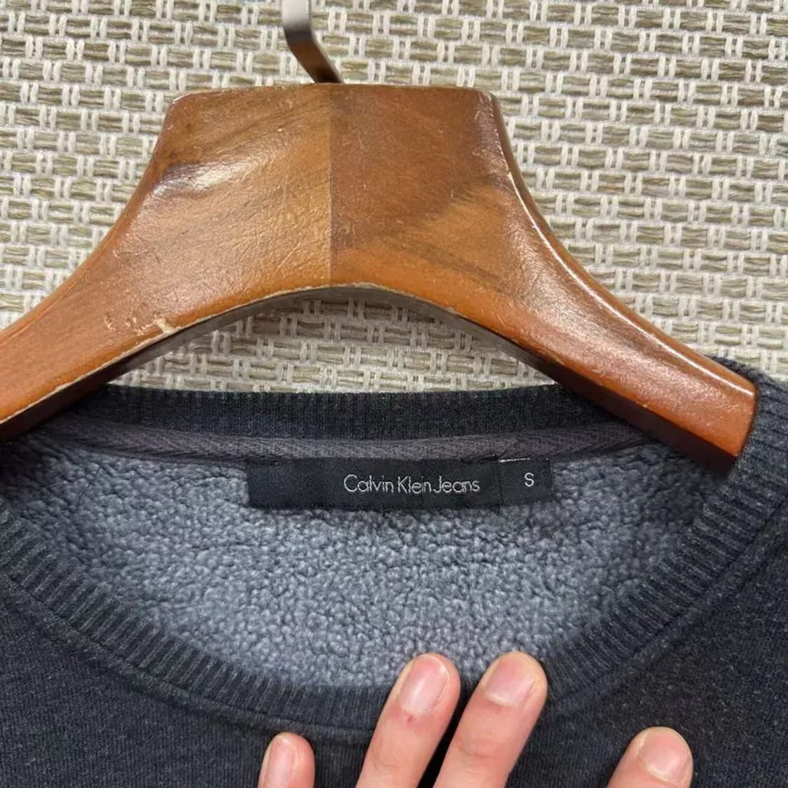 캘빈클라인 캐주얼 프린팅로고 약기모 스웻셔츠 맨투맨 S A01883 상품이미지3