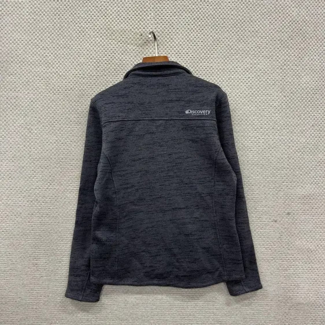 디스커버리 아웃도어 자수로고 플리스 후리스 집업 100 A01888 상품이미지2