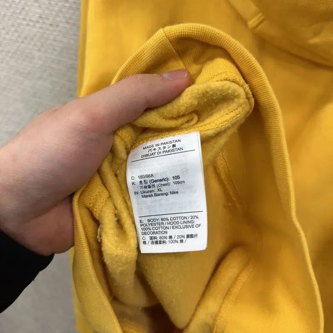 나이키 캐주얼 빅프린팅로고 기모 후드티 XL A01896 상품이미지4