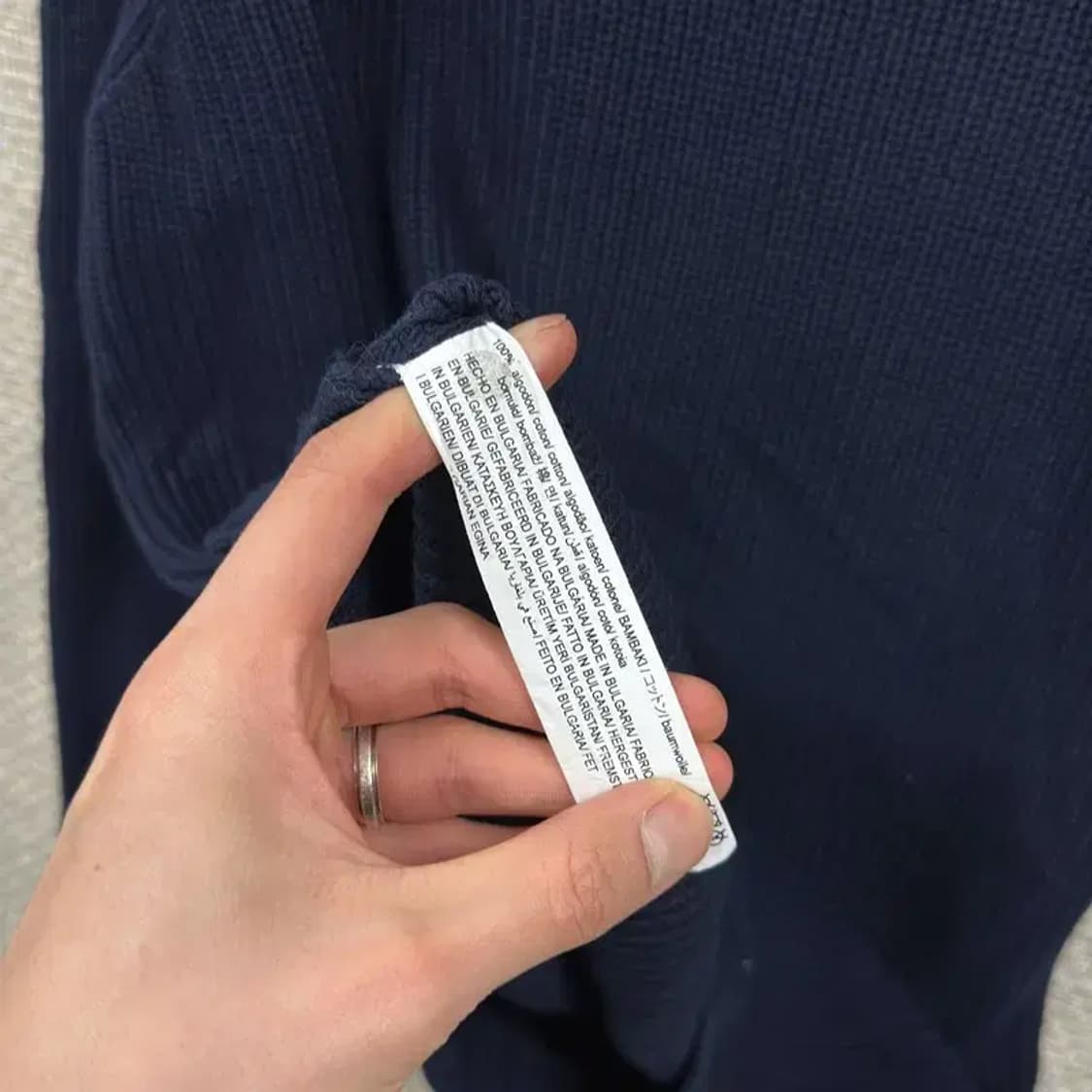 자라 ZARA 캐주얼 반집업 니트 스웨터 M A01909 상품이미지4