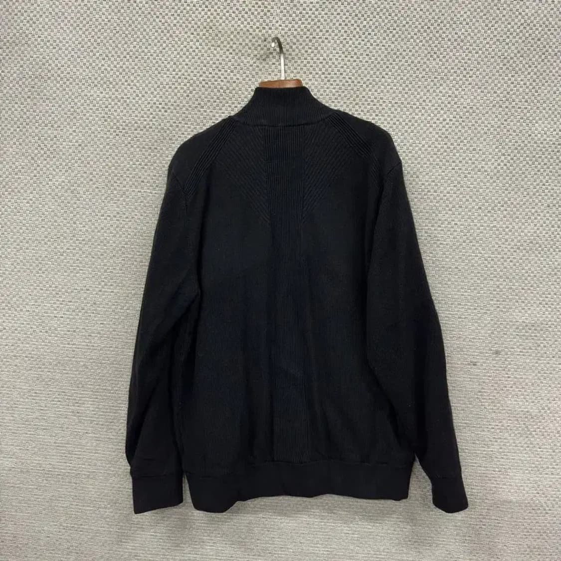 장미쉘바스키아 캐주얼 울 니트 집업 가디건 점퍼 100 A01911 상품이미지2