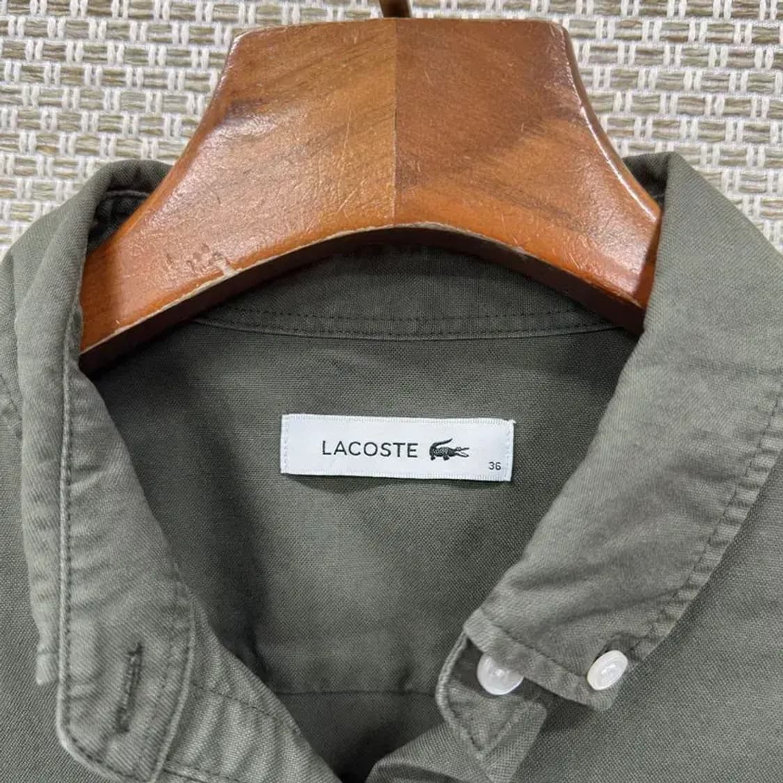 라코스테 캐주얼 자수로고 긴팔 셔츠 95 A01916 상품이미지3