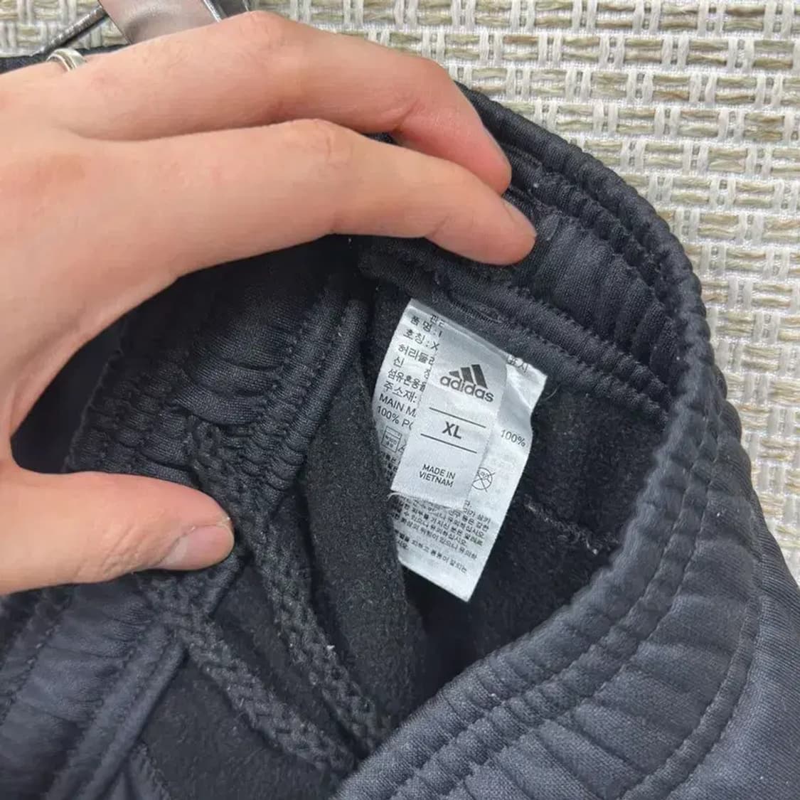 아디다스 삼선로고 기모 트랙팬츠 츄리닝바지 XL A01917 상품이미지3