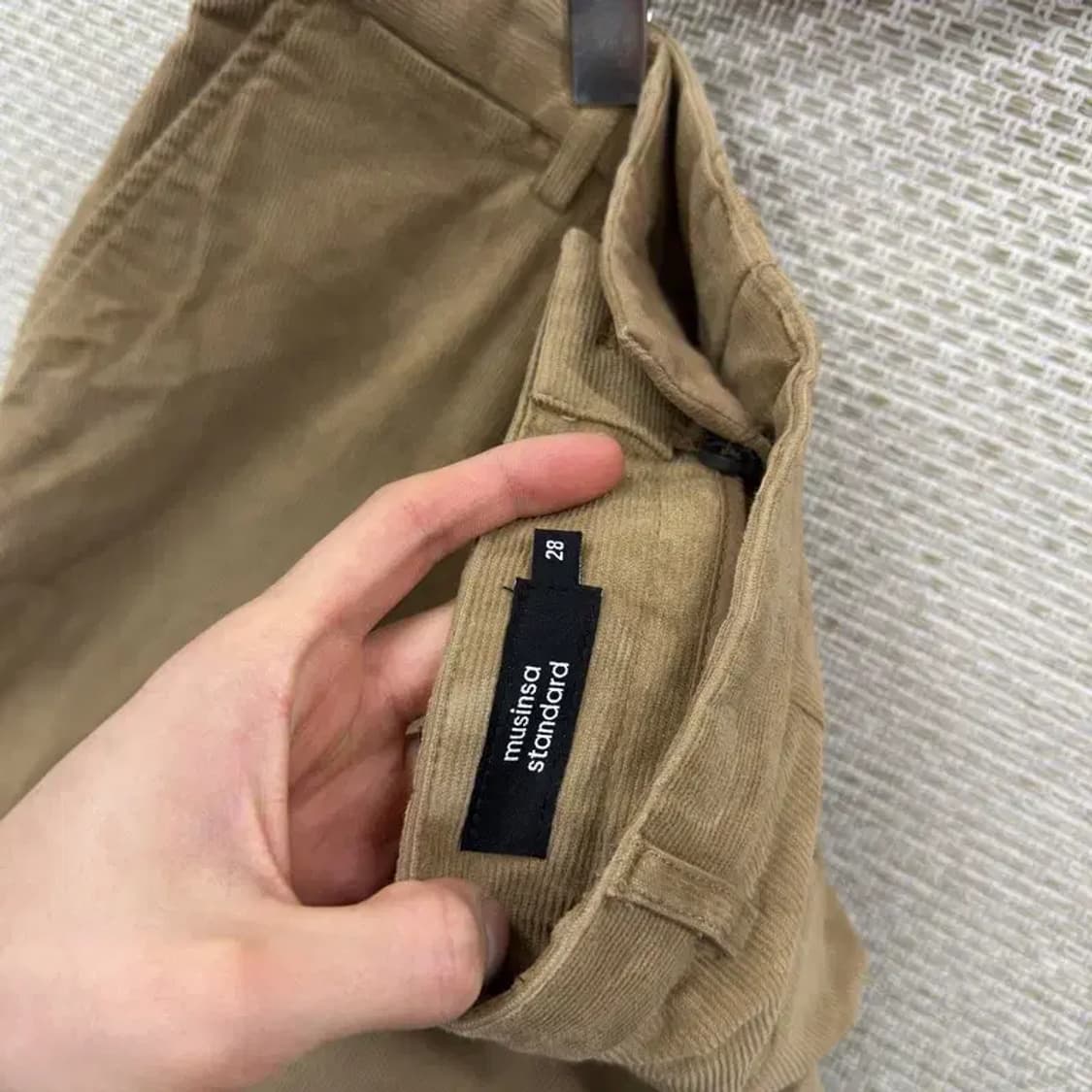 무신사스탠다드 코듀로이 골덴 바지 28인치 A01920 상품이미지3