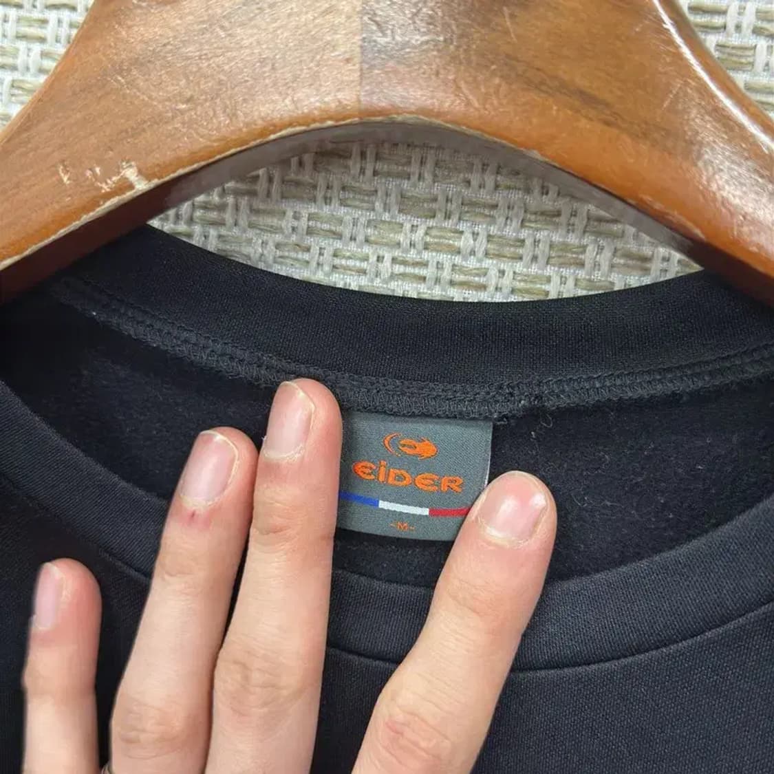 아이더 아웃도어 프린팅로고 약기모 긴팔티 M A01894 상품이미지3