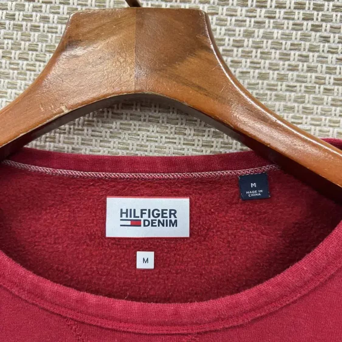 타미힐피거 캐주얼 약기모 오버핏 스웻셔츠 맨투맨 M A01893 상품이미지3