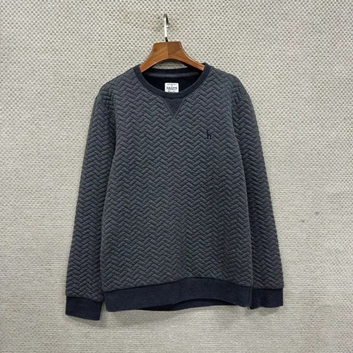 헤지스 캐주얼 자수로고 스웻셔츠 맨투맨 100 A01962 상품이미지1