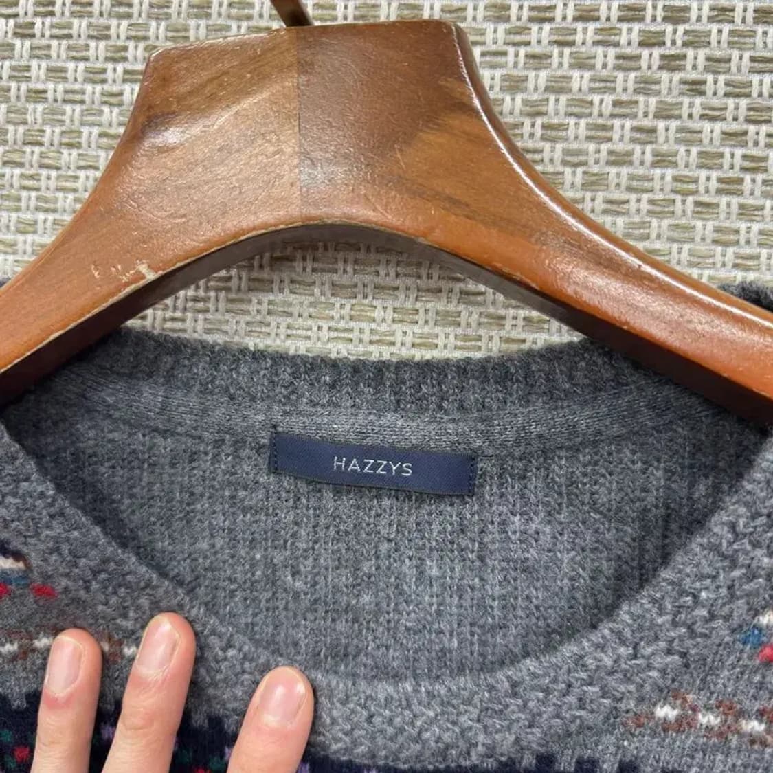 헤지스 캐주얼 울 니트 스웨터 90 A01964 상품이미지3