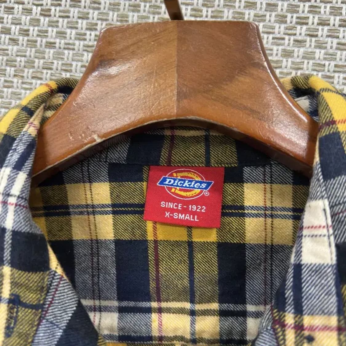 디키즈 캐주얼 투포켓 플란넬 셔츠 XS A01982 상품이미지3