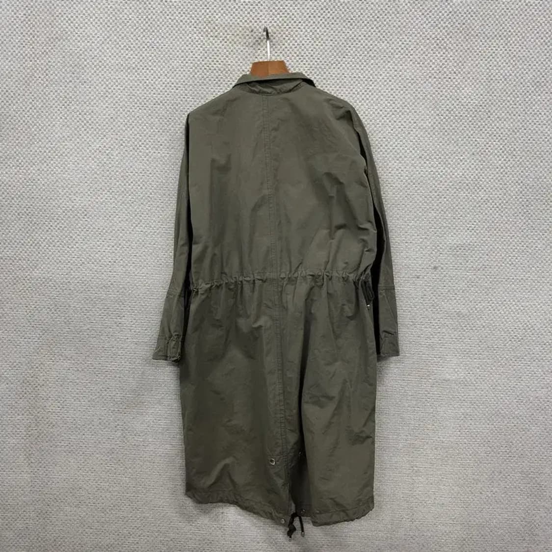 솔로이스트 카키 코튼 혼방 코트 55 A01986 상품이미지2