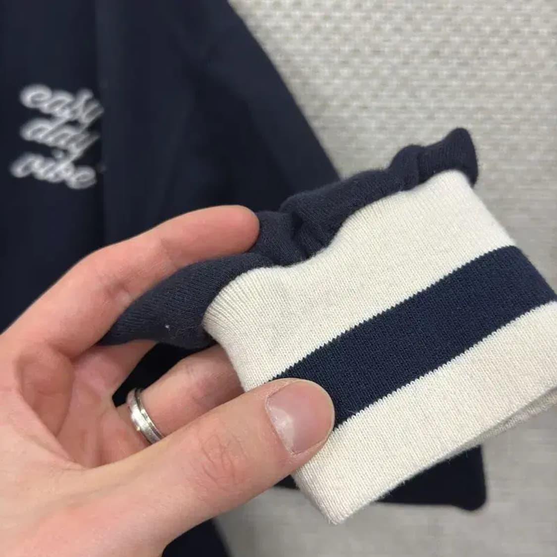 로맨틱크라운 캐주얼 자수 코튼 면 가디건 S A01991 상품이미지5