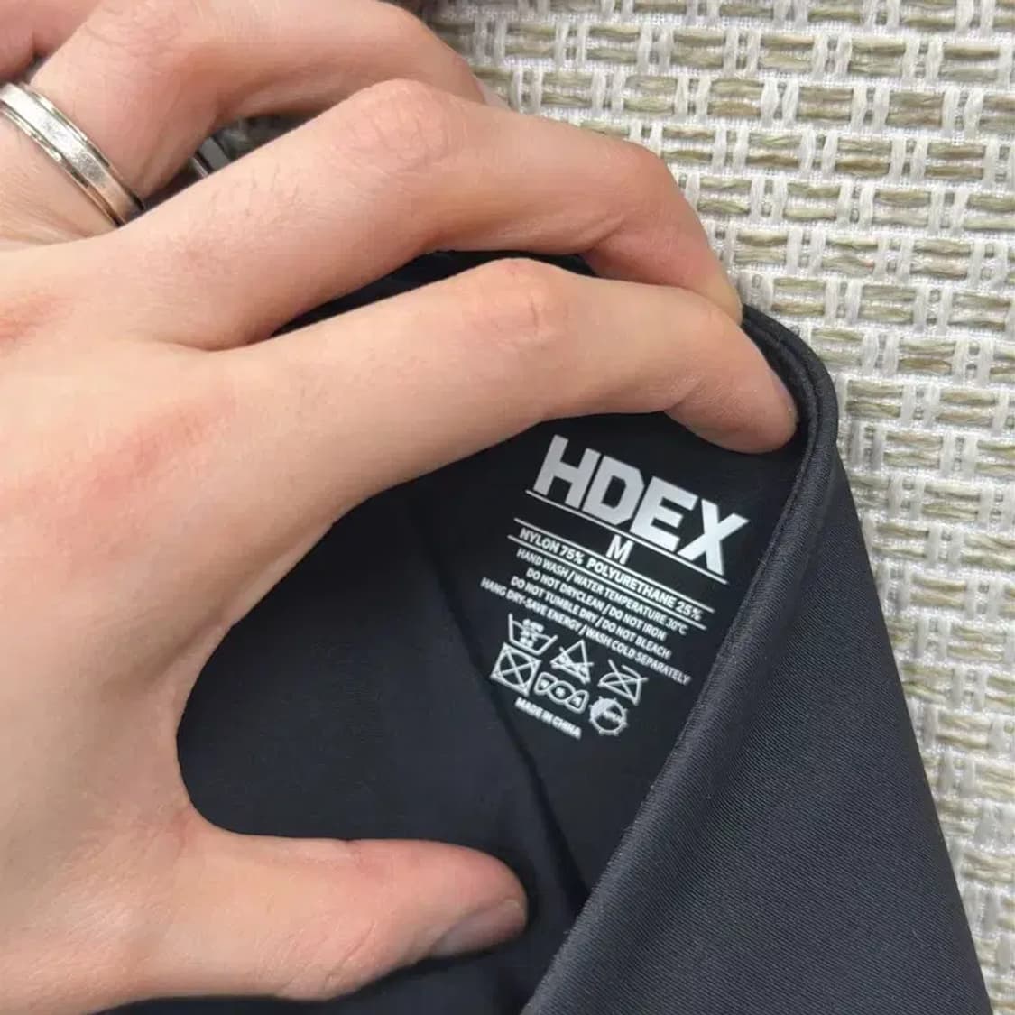 HDEX 프린팅로고 트레이닝 부츠컷 레깅스 M A01992 상품이미지3